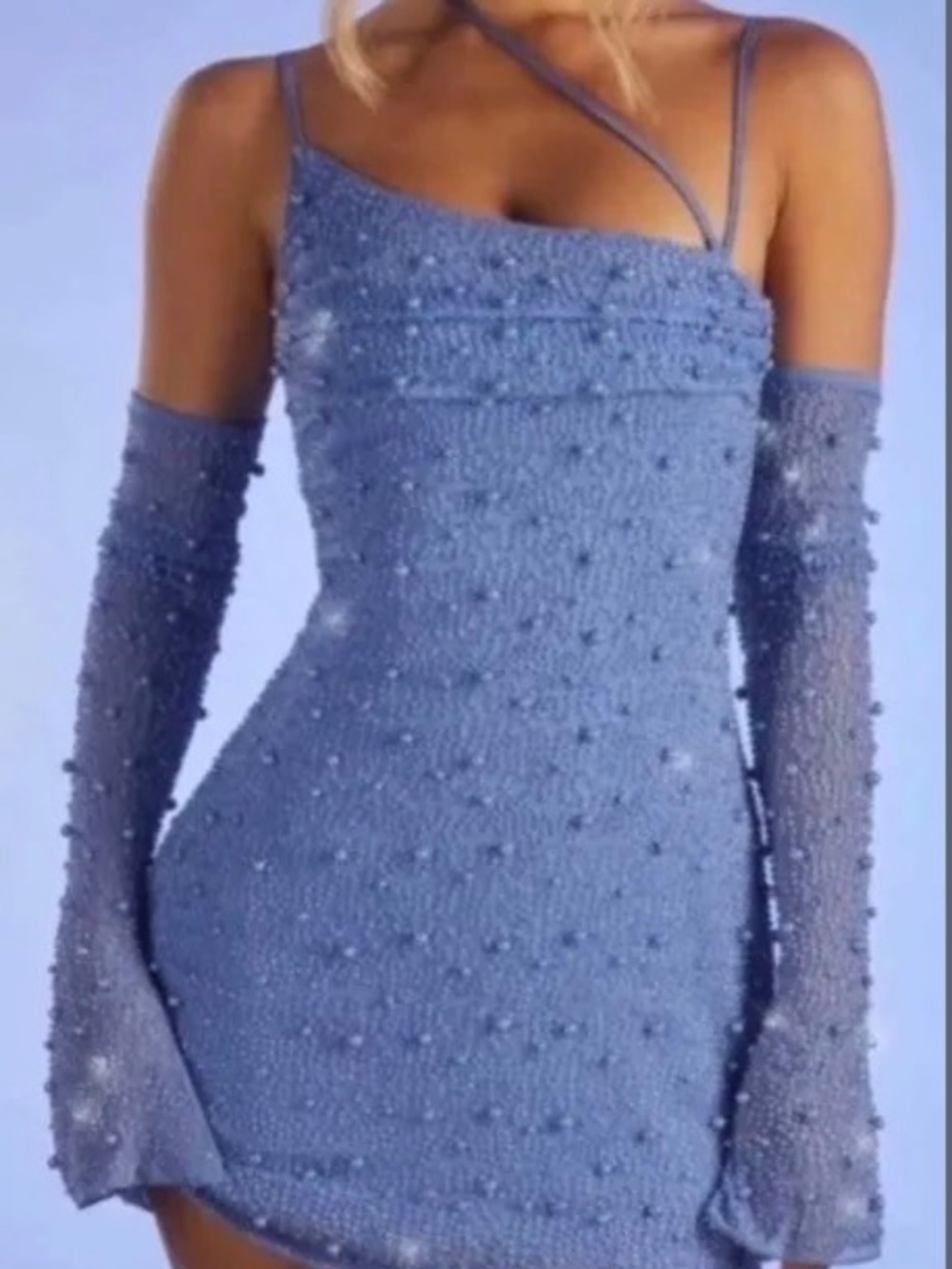 Oh Polly embellished mini dress